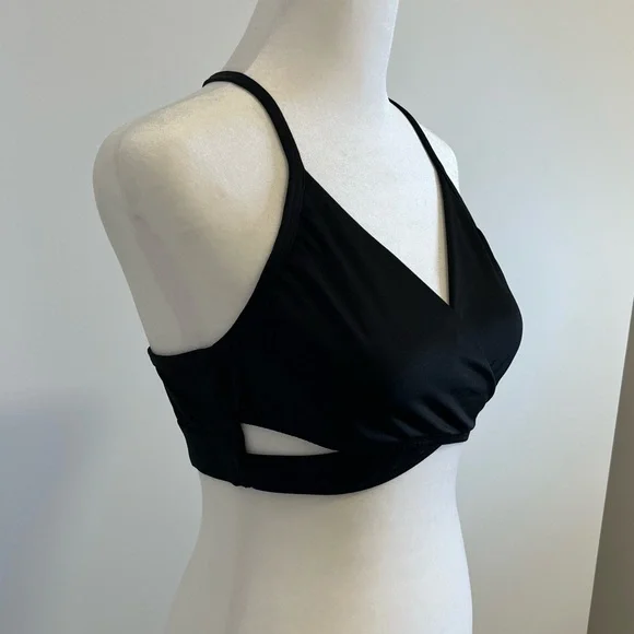 VICTORIAS SECRET PINK Black Wrap Bralette - FREE SHIPPING on Bundles $85+ - Picture 4 of 14
